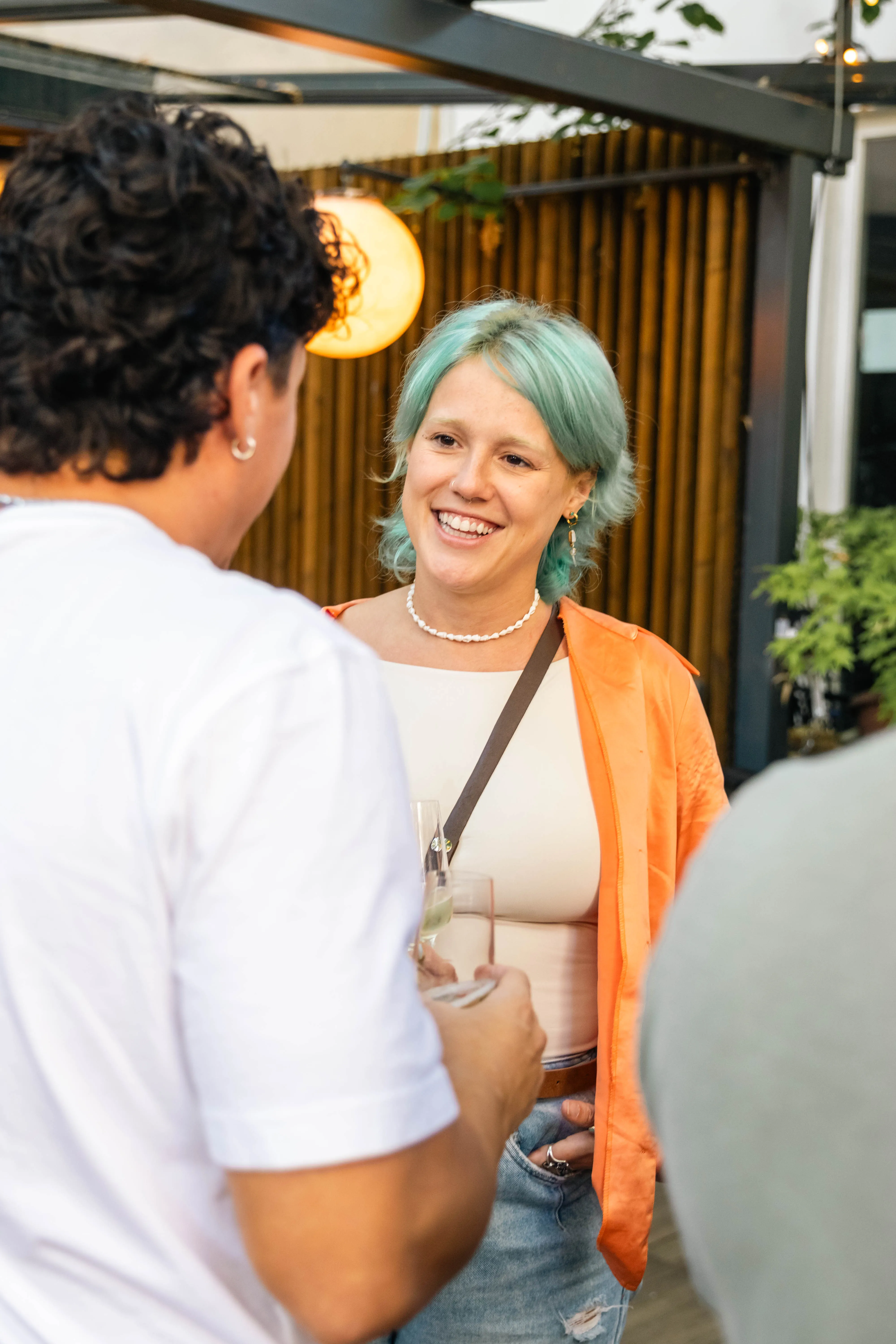 Perry Street Software team members sharing a laugh