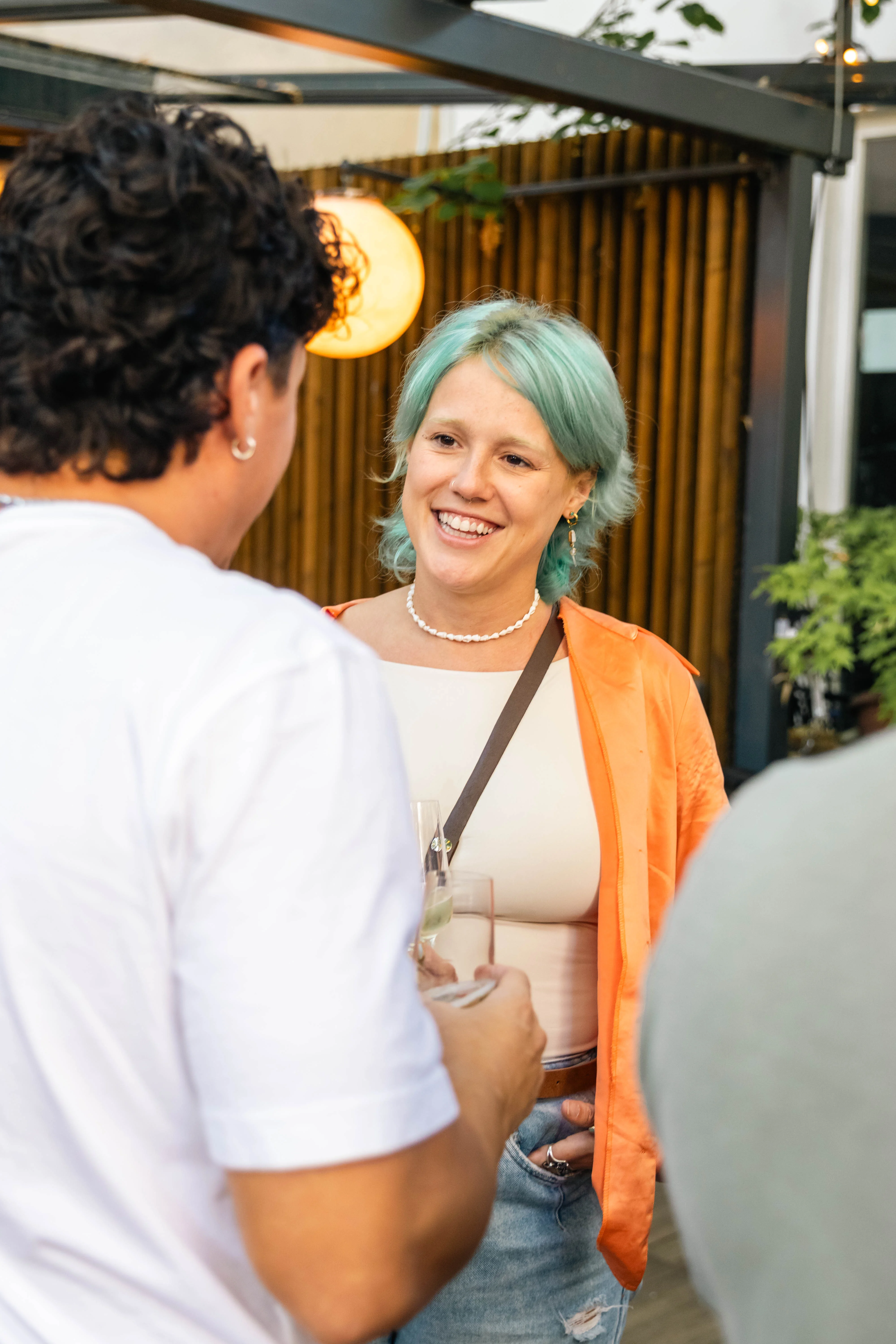 Perry Street Software team members sharing a laugh