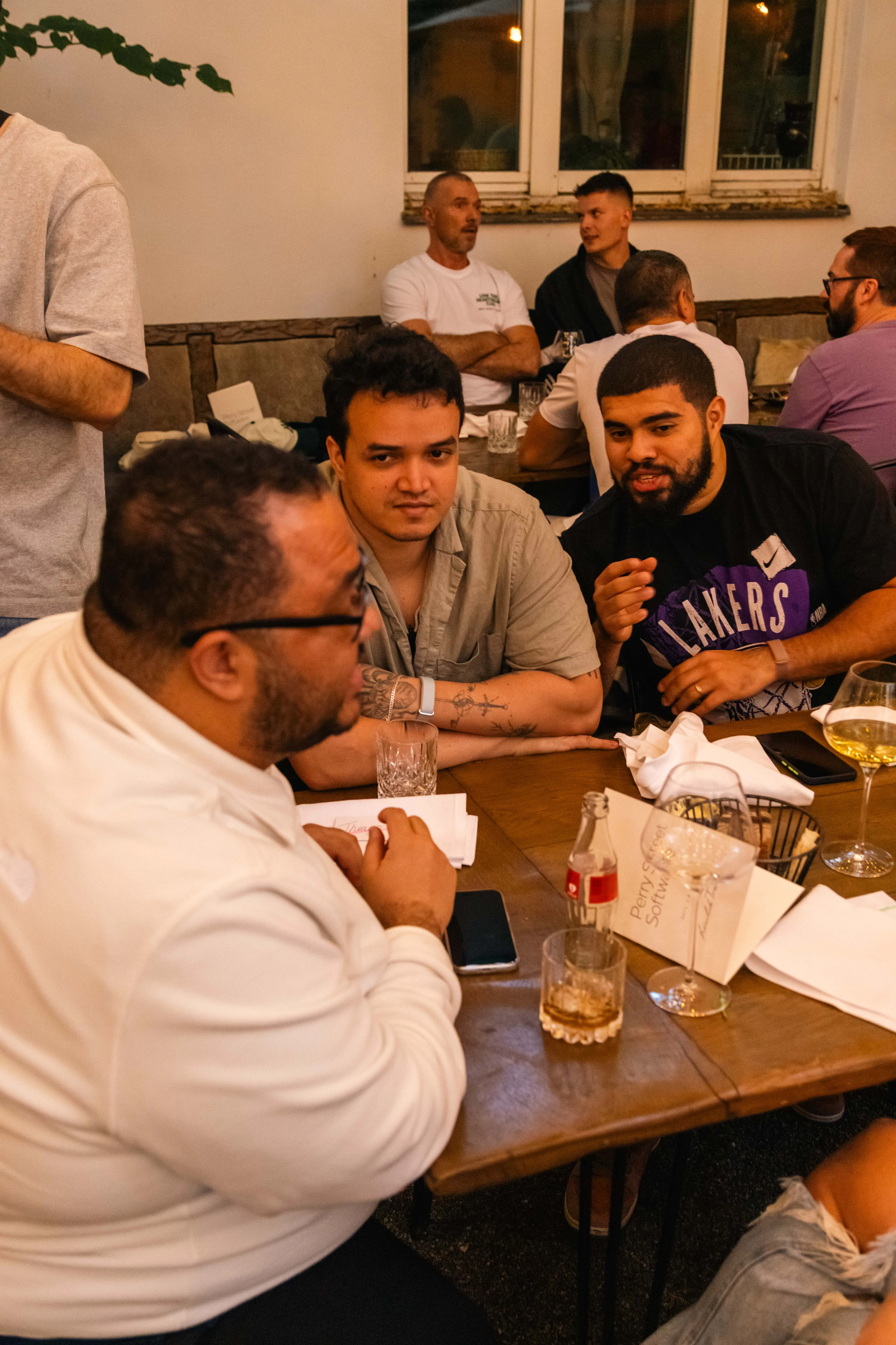 Perry Street Software team members sharing a conversation